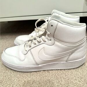 Nike White High-Top Sneakers